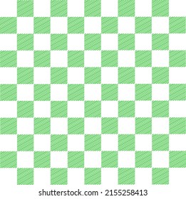 Abstrakte Quadrate grüner Hintergrund Gestreifte Muster Linien grün