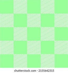 Abstract Squares green background Checkered Lattice Pattern  stripes lines green