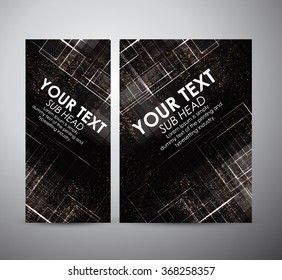 Abstract squares pattern. Brochure business design template or roll up. Vector illustration