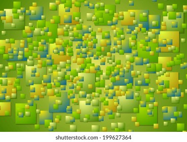Abstract squares pattern. Vector background