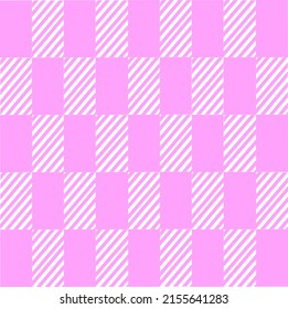 Abstract Squares pink background Checkered Lattice Pattern  stripes lines pink