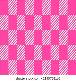 Abstract Squares pink background Checkered Lattice Pattern  stripes lines pink