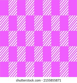 Abstract Squares pink background Checkered Lattice Pattern  stripes lines pink