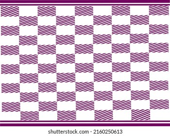Abstract Squares purple  background Checkered Lattice Pattern  stripes lines purple