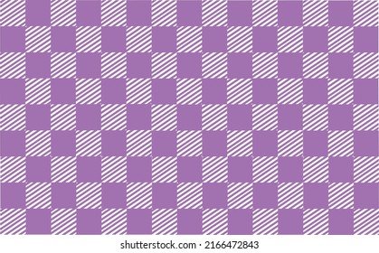 Abstract Squares purple background Checkered Lattice Pattern stripes lines purple