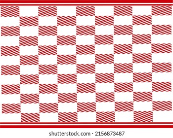 Abstract Squares red  background Checkered Lattice Pattern  stripes lines red 