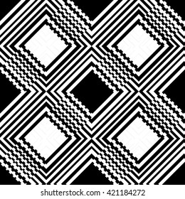 Abstract squares seamless pattern.
