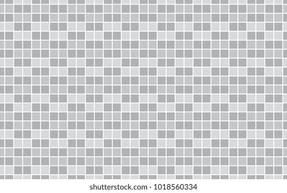 Abstract squares seamless pattern. Grey vector background. optic illusion.