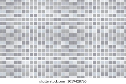 Abstract squares seamless pattern. Grey vector background. optic illusion.
