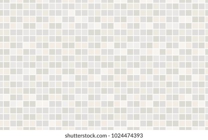 Abstract squares seamless pattern. Grey vector background. Mosaic graphic template.