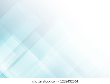 Abstract squares shape on light blue background, Vector illustration