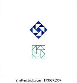 diseño geométrico de cuadros abstractos triángulos