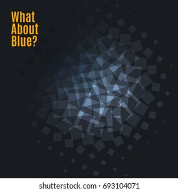 Abstract squares vector design elements for graphic layout.