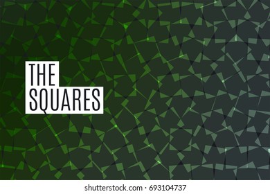 Abstract squares vector design elements for graphic layout.