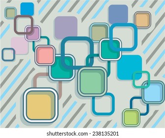Abstract Squares Vector illustration
