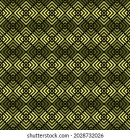 abstract squares. vector seamless pattern. geometric repetitive background. fabric swatch. wrapping paper. continuous print. modern stylish texture. green design element for home decor, textile, cloth