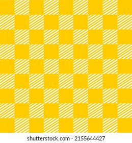 Abstract Squares yellow background Checkered Lattice Pattern  stripes lines yellow