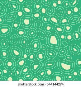 abstract squashed circles seamless pattern