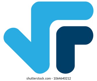 Abstract SR logo vector illustration