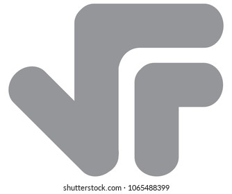 Abstract SR logo vector illustration