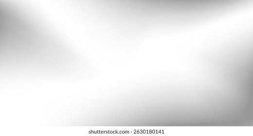 Abstractas fondo de papel de plata con textura de espejo de metal. Superficie degradada cromada con brillo claro. Chapa gris de aluminio Vector con reflexión. Bolsa de frío abstracta de platino y titanio