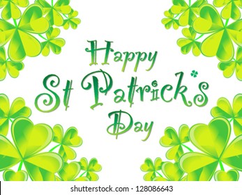 abstract st patrick background vector illustration