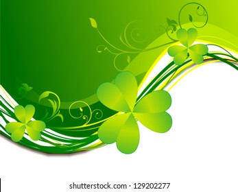 abstract st patrick background vector illustration