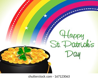 abstract st patrick background vector illustration