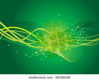 abstract st patrick background vector illustration