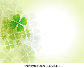 abstract st patrick background vector illustration