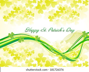 abstract st patrick background vector illustration