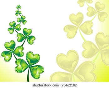 abstract st Patrick background vector illustration