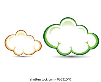 abstract st Patrick balloons set vector illustration