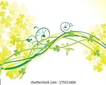 abstract st Patrick day background vector illustration