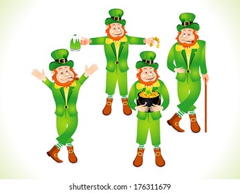 abstract st patrick day background vector illustration