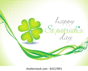 abstract st patrick theme background vector illustration