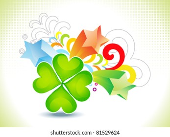 abstract st patrick theme background vector illustration