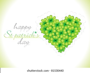 abstract st patrick theme background vector illustration