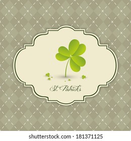 abstract St. Patrick's day background with special objects