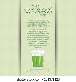 abstract St. Patrick's day background with special objects