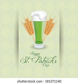 abstract St. Patrick's day background with special objects