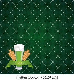 abstract St. Patrick's day background with special objects