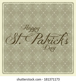 abstract St. Patrick's day background with special objects