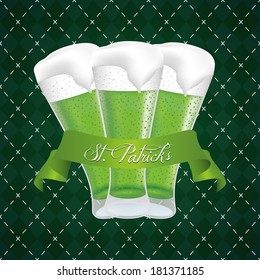 abstract St. Patrick's day background with special objects
