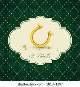 abstract St. Patrick's day background with special objects