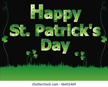 abstract st. patrick's day background
