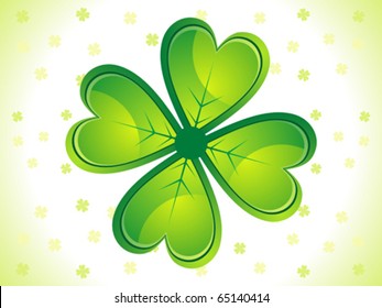 abstract st patricks day card vector illustration