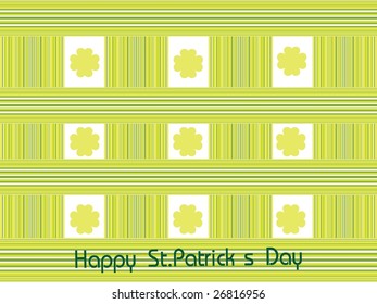 abstract st. patricks day decoration 17th march