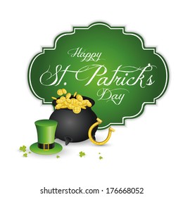 Abstract St. Patrick's Day holiday special background