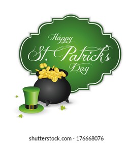 Abstract St. Patrick's Day holiday special background
